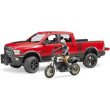 Bruder Ram 2500 Power Wagon With Scrambler Ducati Desert  Image#2