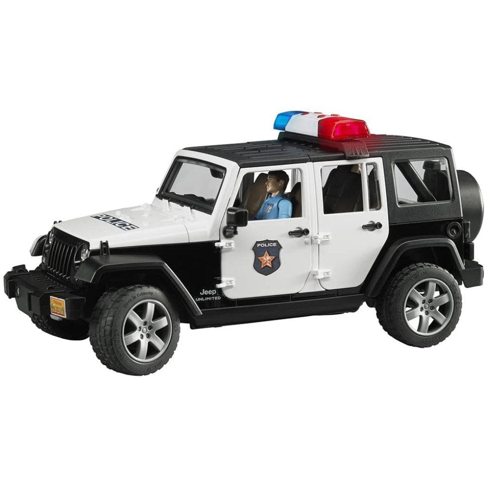 Bruder Jeep Wrangler Unlimited Police Vehicle W/Policeman  Image#1