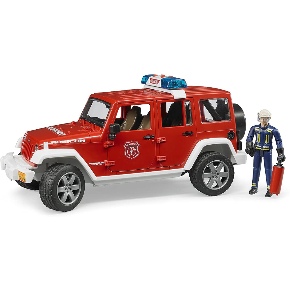 Bruder Jeep Wrangler Unlimited Fire Vehicle W/ Fireman  Image#1