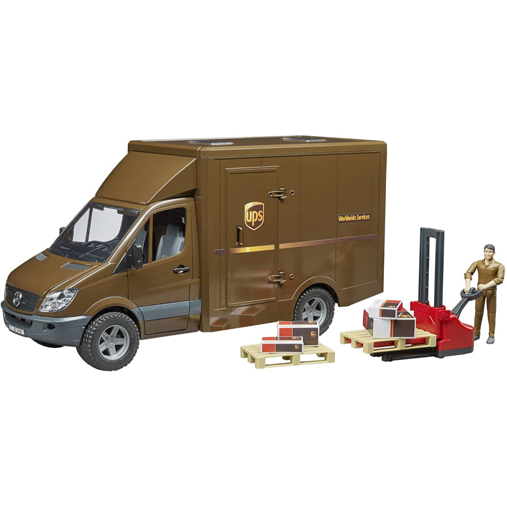 Bruder Mb Sprinter Ups With Driver And Accessories  Image#1