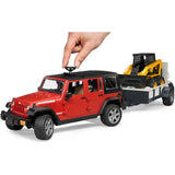 Bruder Jeep Wrangler Unlimited Rubicon W/ Trailer  Cat  Image#2