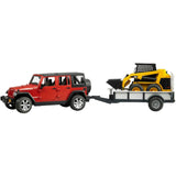 Bruder Jeep Wrangler Unlimited Rubicon W/ Trailer  Cat  Image#1