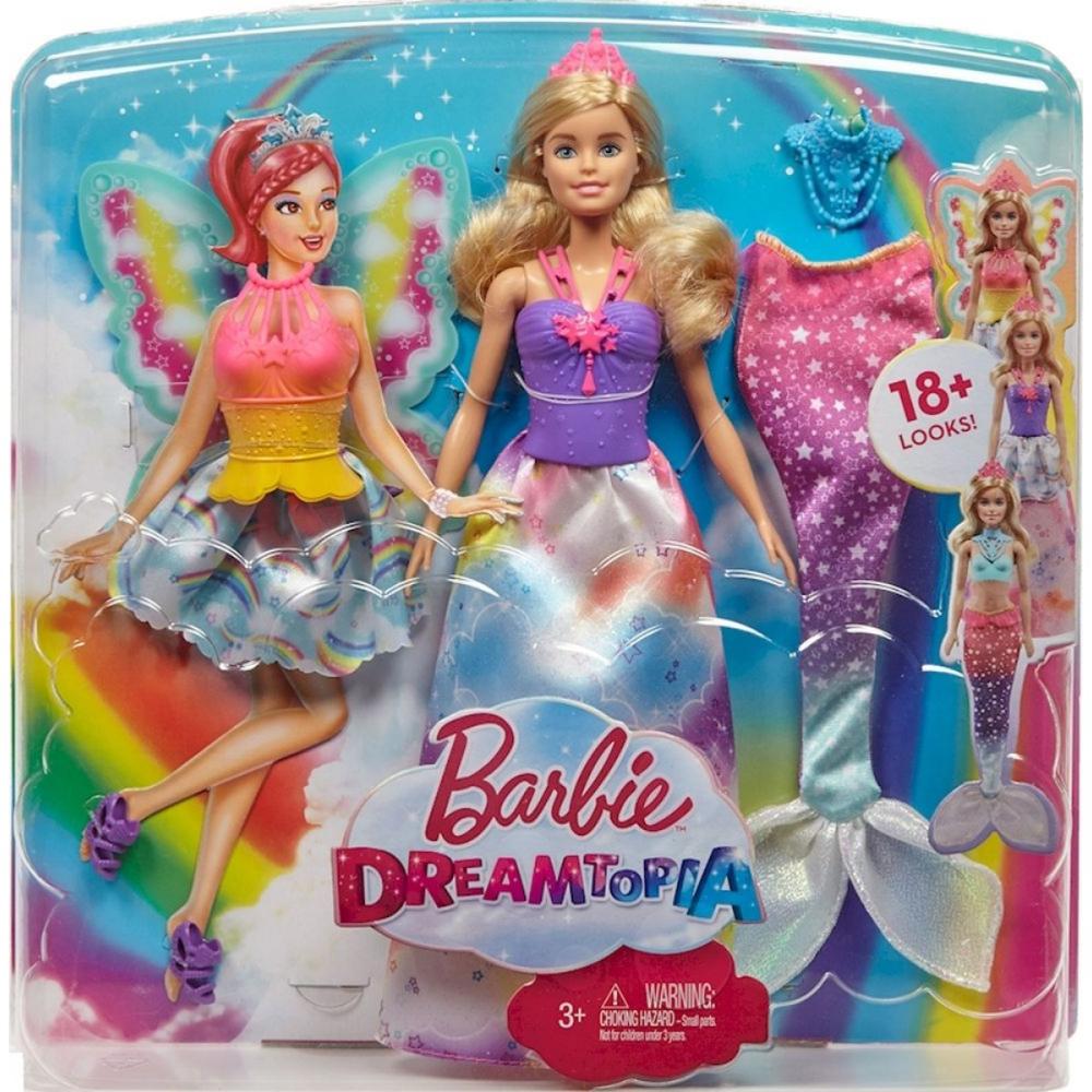 Barbie Dreamtopia Rainbow Cove Fairy Tale Dress Up Set  Image#5
