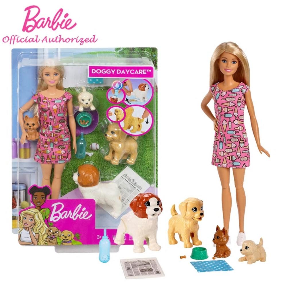 Barbie Doggy Daycare Doll & Pets  Image#1