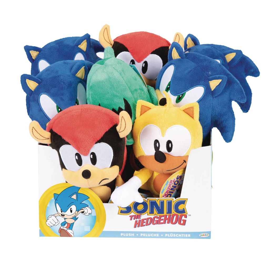 Sonic Plush 9 Inch Wave Assorted Sonic Plush 9 Inch Wave Assorted