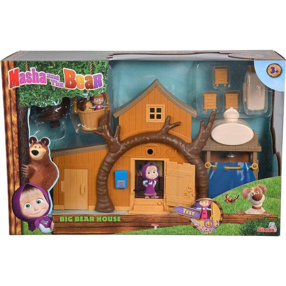 Simba Masha and the Bear Play Set Big Bear House Toys4me