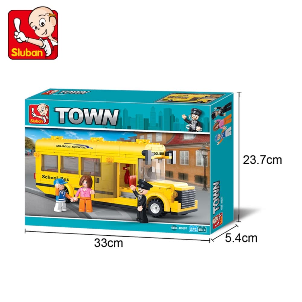 Sluban School Bus  219 Pcs  Image#1