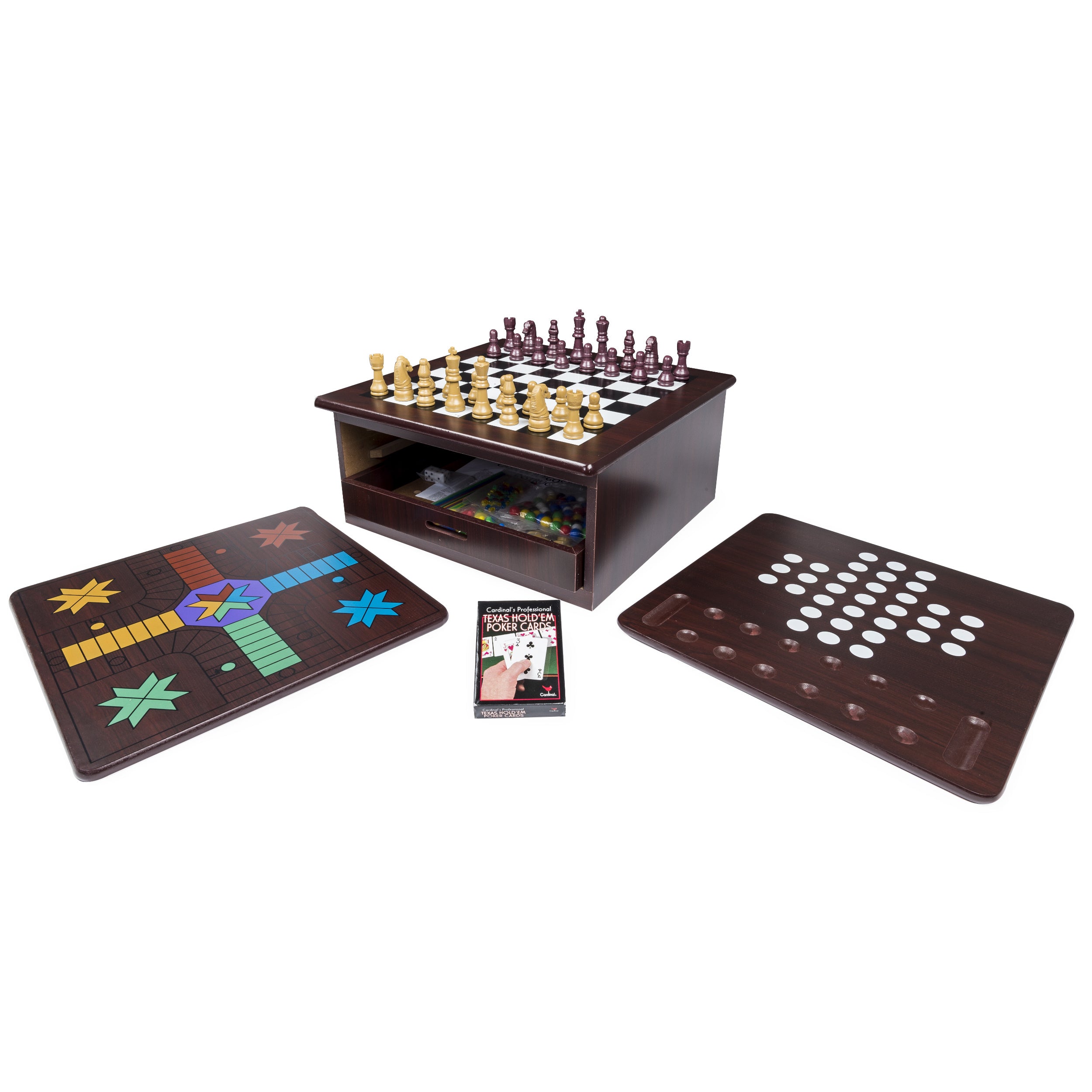 Spin Master 12-In-1 Wood Game Centre  Image#2