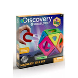 Discovery Kids 24-Piece Best Magnetic Tiles Building Blocks Kit