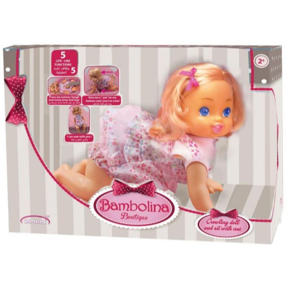 Bambolina 40Cm Crawling Doll With Giggles Sounds  Image#1