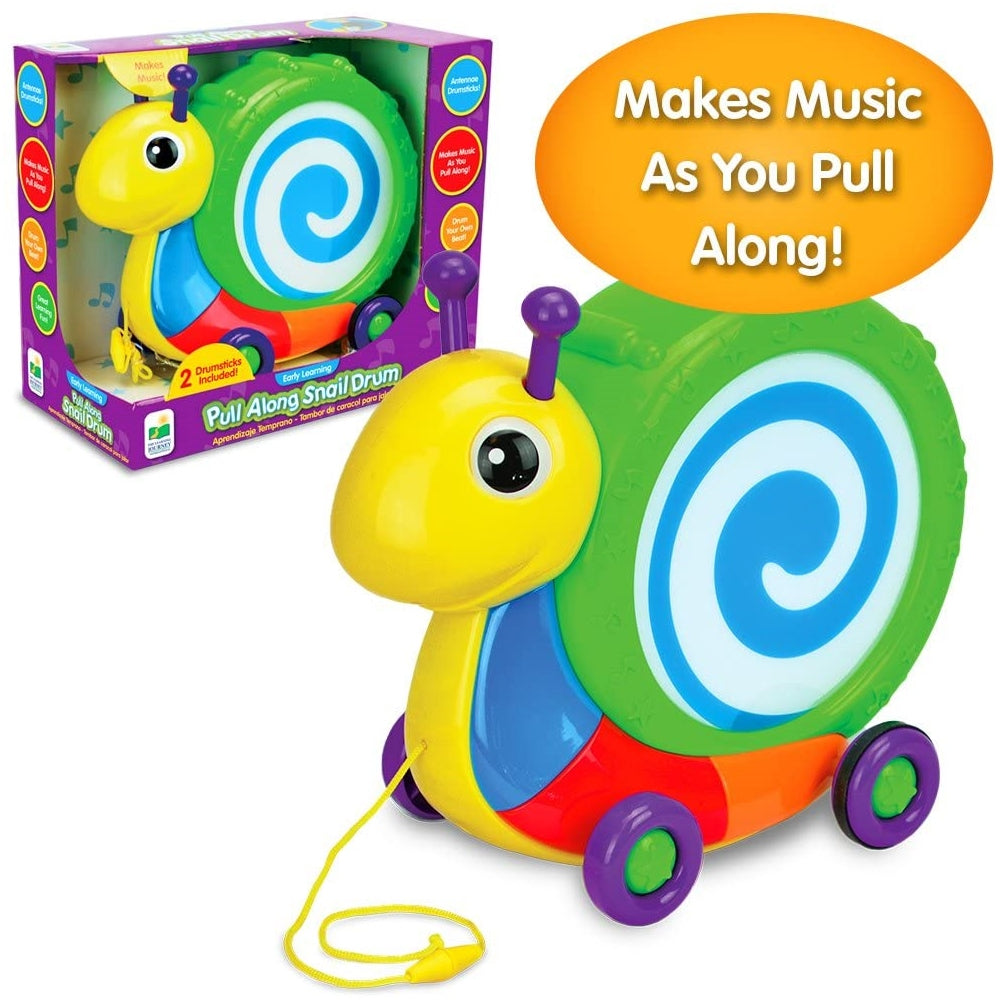 The Learning Journey Pull Along Snail Drum  Image#3