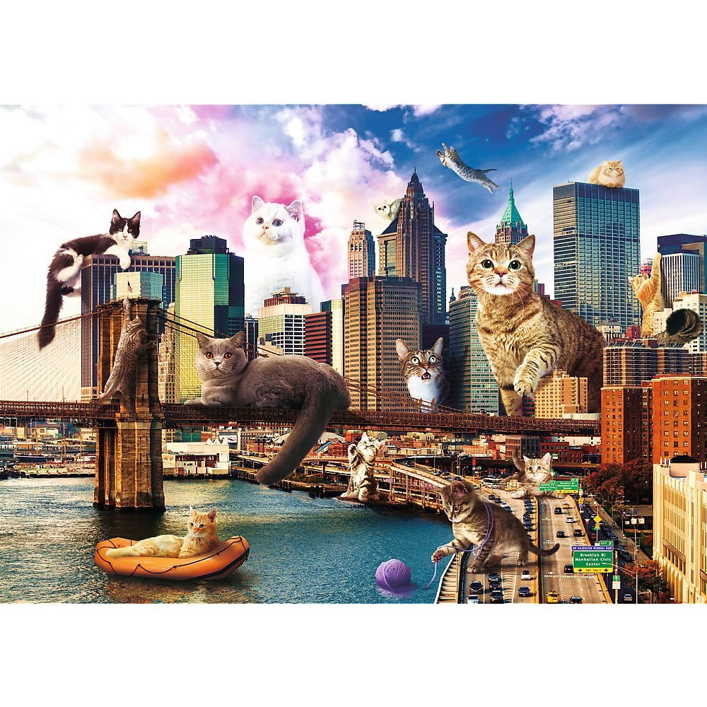 Trefl Kittens In New York 1000 Piece Jigsaw Puzzle  Image#2