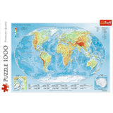 Trefl Puzzle 1000 Physical map of the world  Image#2