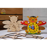 Ugears Wooden Coloring Model Clock
