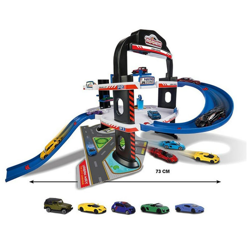 Majorette Urban Garage +5 Cars