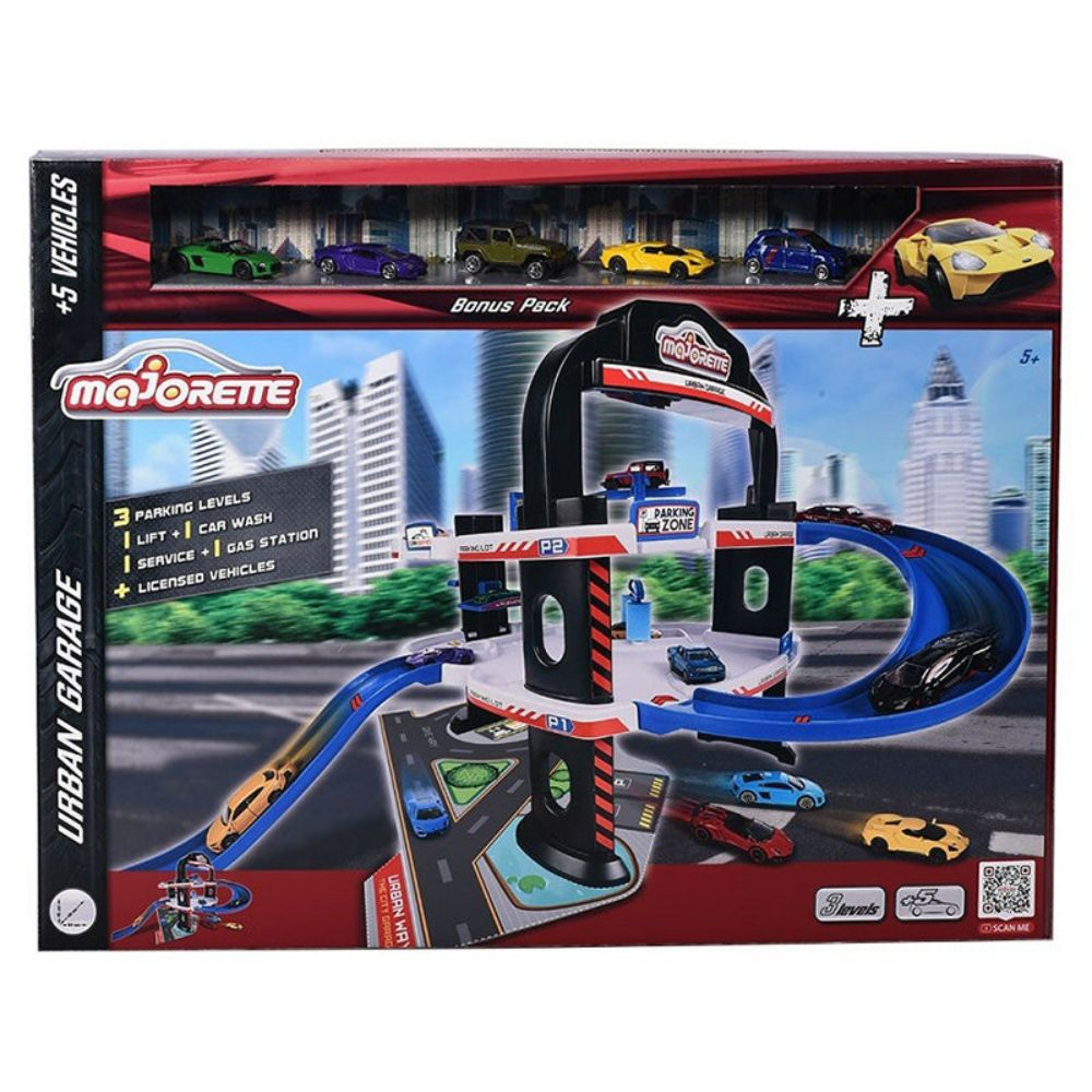 Majorette Urban Garage +5 Cars