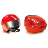 Casco Bauletto Vespa Baule Helmet And Rear Box