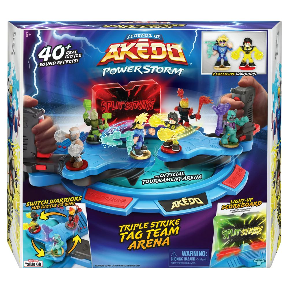 Akedo Powerstorm - S3 Ultra Triple Tag Arena – Toys4me