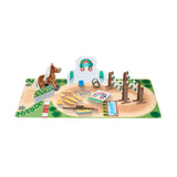 Melissa & Doug Train & Jump Horse Show Play Set