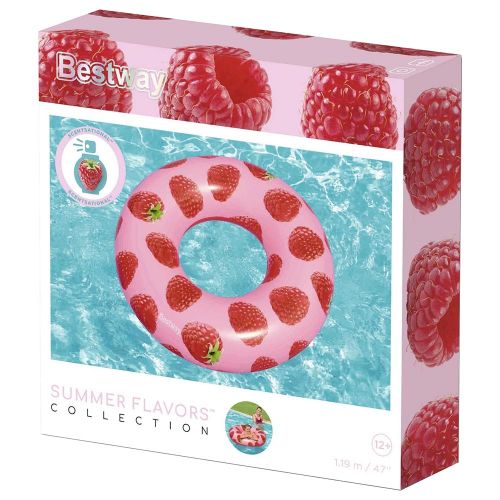 Bestway Scentsational Raspberry Swim Ring 119cm  Image#2