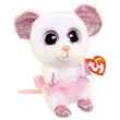 TY Beanie Boos Mouse Nina Balerina White
