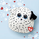 TY Squish A Boos Dog Fetch White 14 Inches