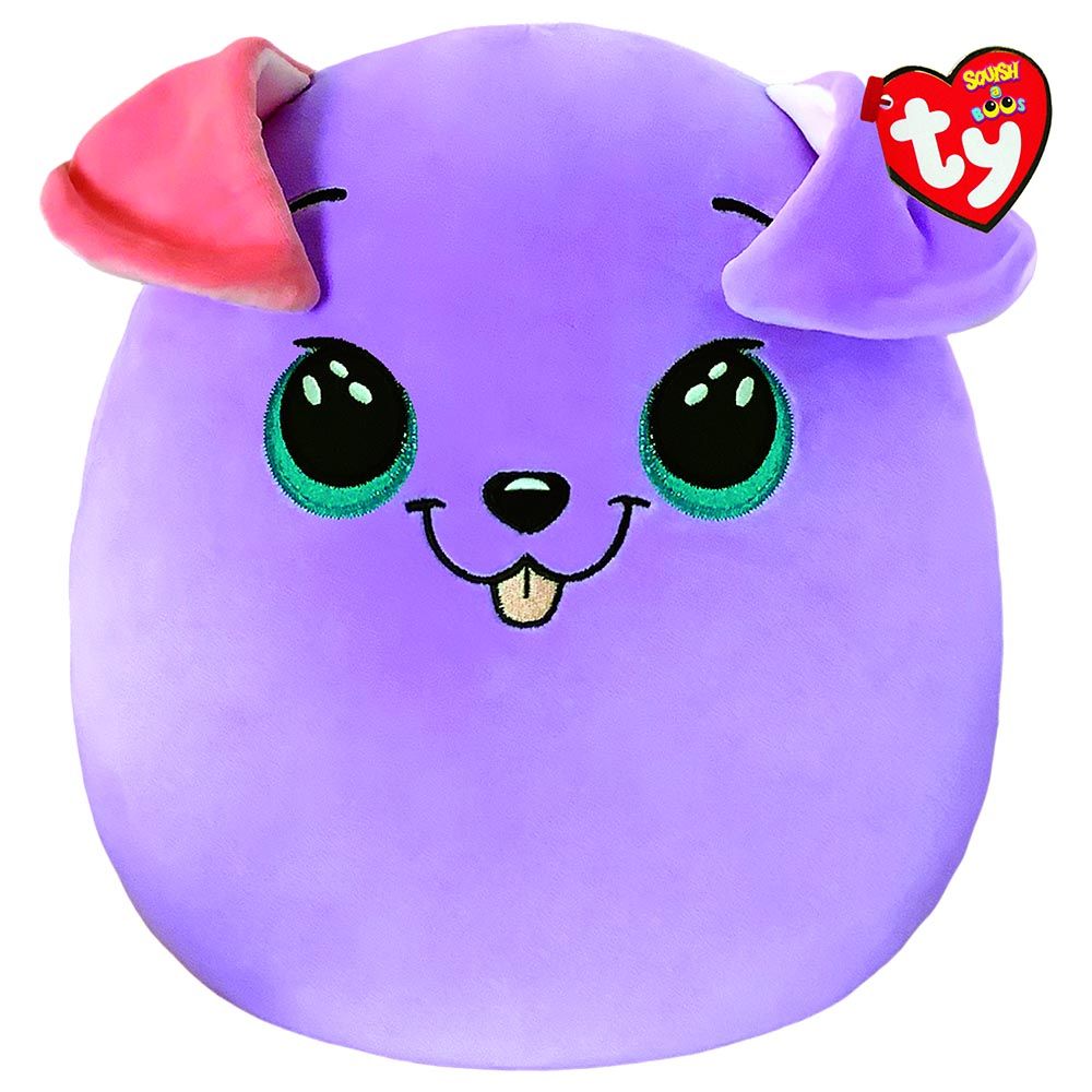 Squish-A-Boos Dog Bitsy Purple 14 inch