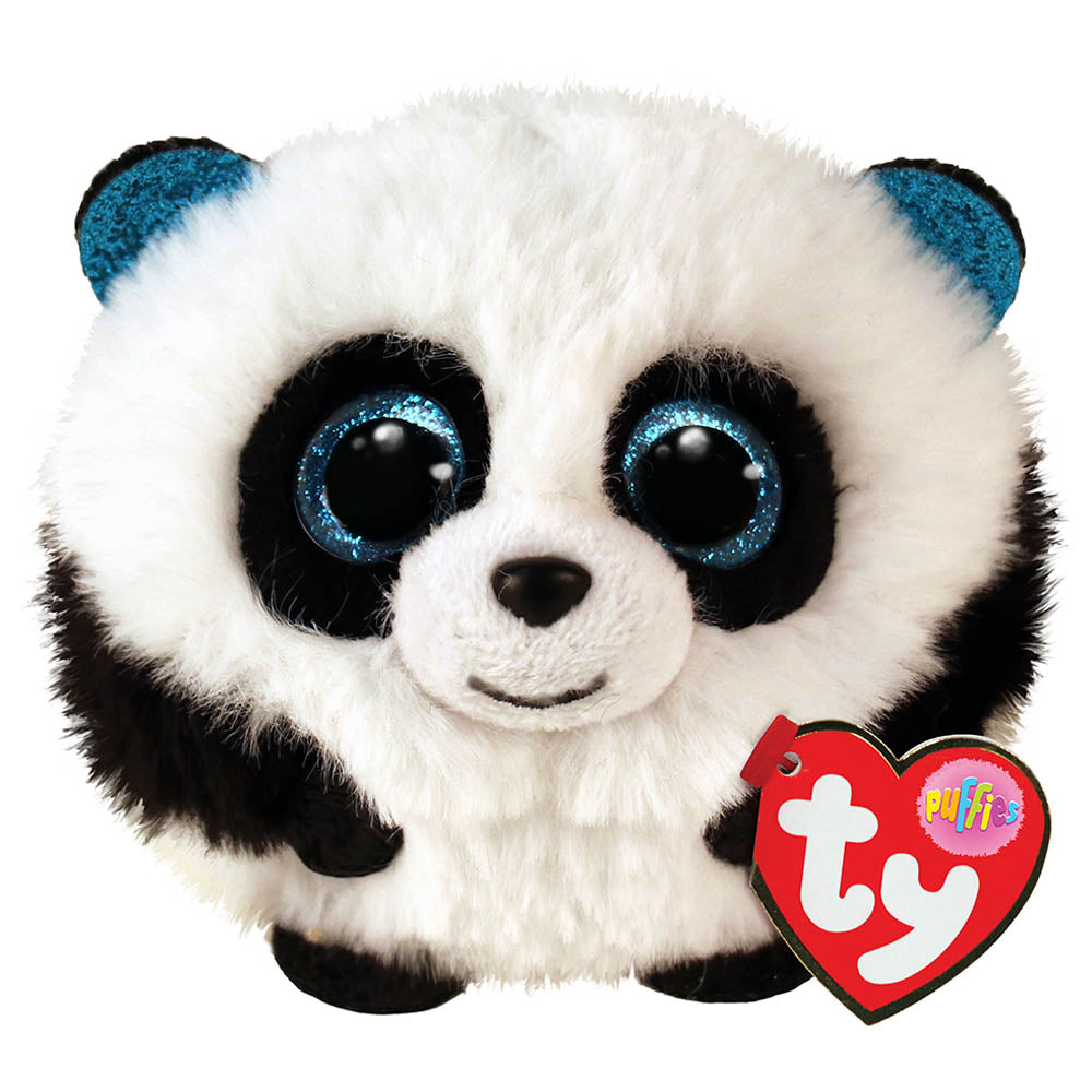 TY Puffies - Panda Bamboo White/Black