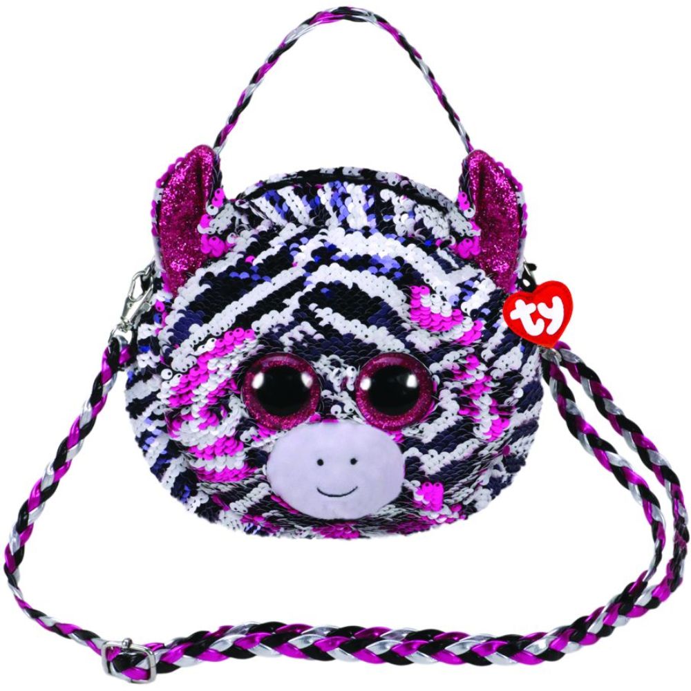 Ty - Fashion Sequin Zebra Zoey Purse  Image#1