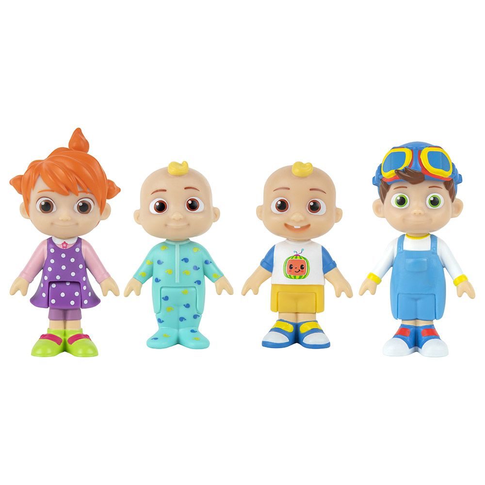 Jazwares Cocomelon Family Set 4 Figure Pack