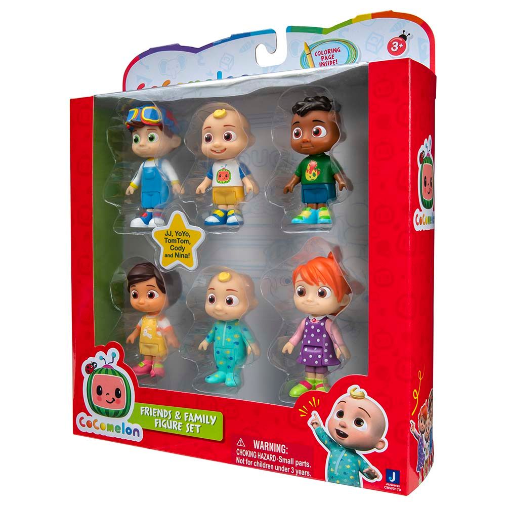 Family Set of 6 Figure Pack Toys4me