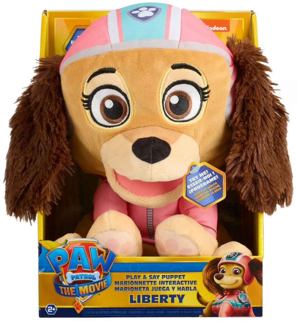 Paw Patrol The Movie Liberty Play & Say Interactive Marioneta Assorted