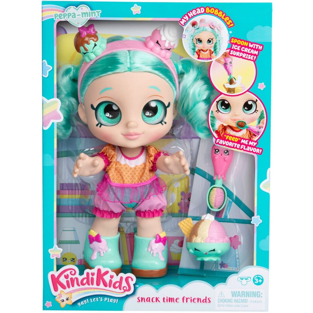 Kindikids Toddler Doll Snack Time Fun Peppa Mint  Image#2
