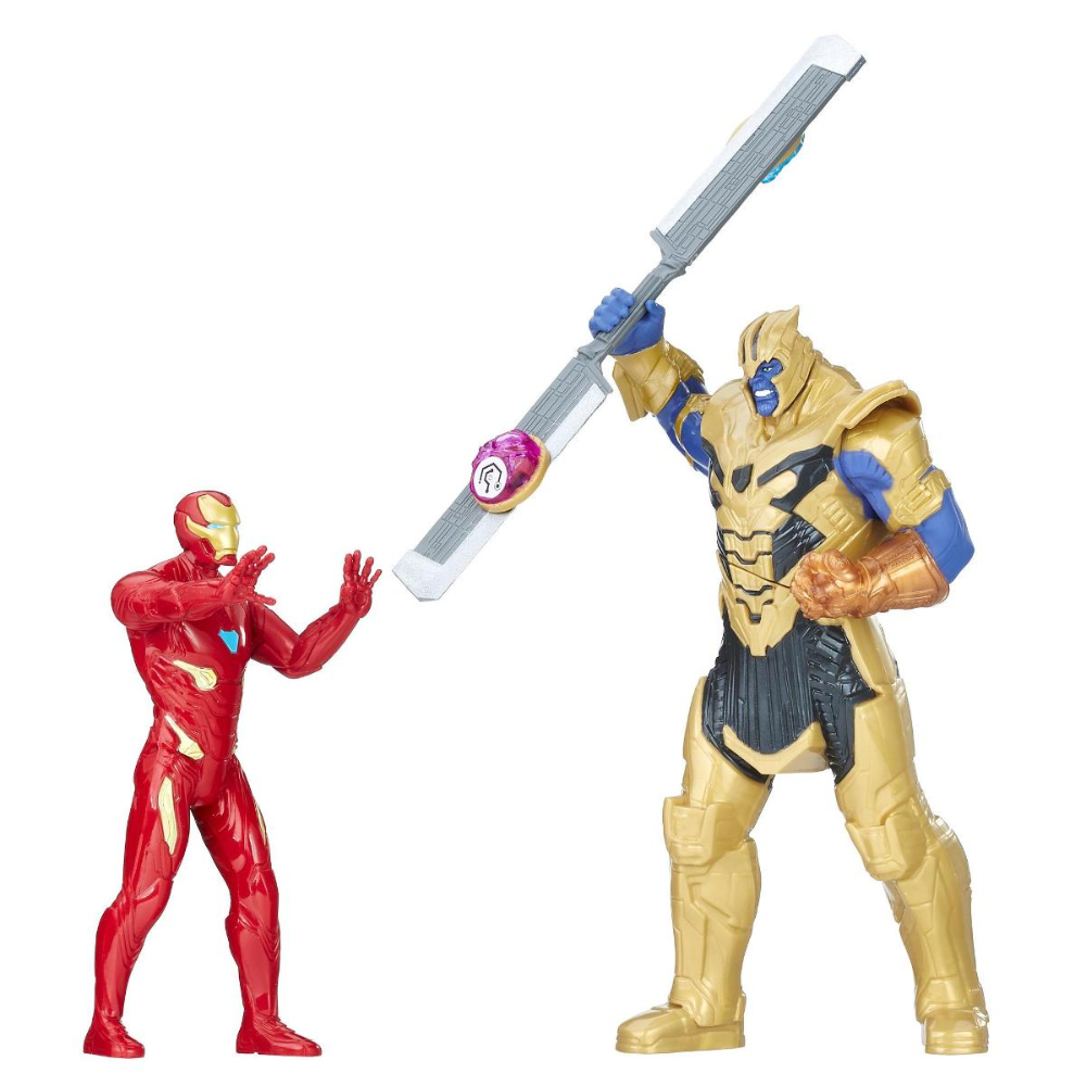 Avengers 6In Iron Man Vs Thanos Battle Set  Image#1