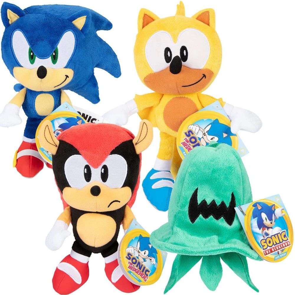 Sonic Plush 9 Inch Wave Assorted Sonic Plush 9 Inch Wave Assorted