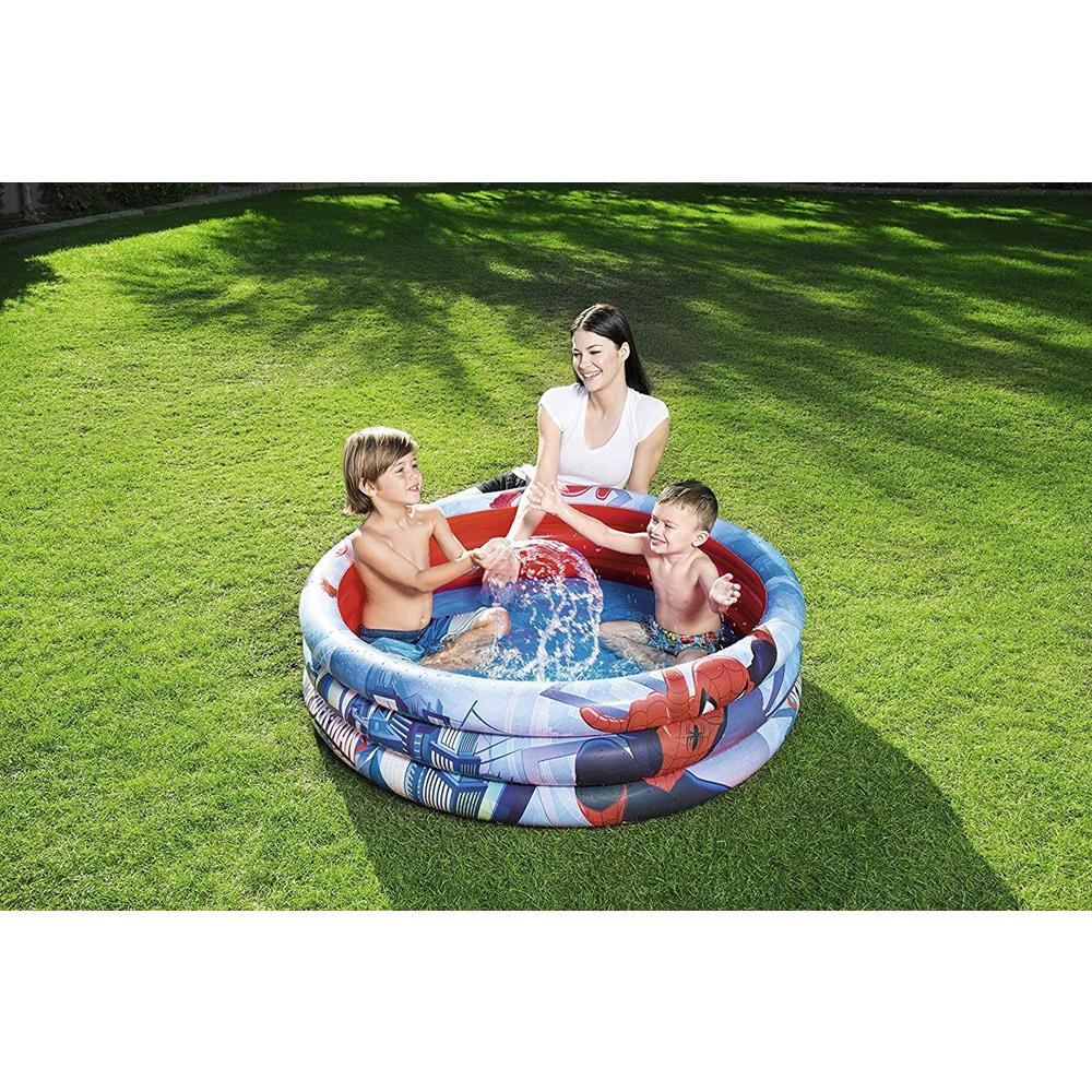 Bestway Spider-Man 1.22m X H30cm 3-Ring Pool  Image#3
