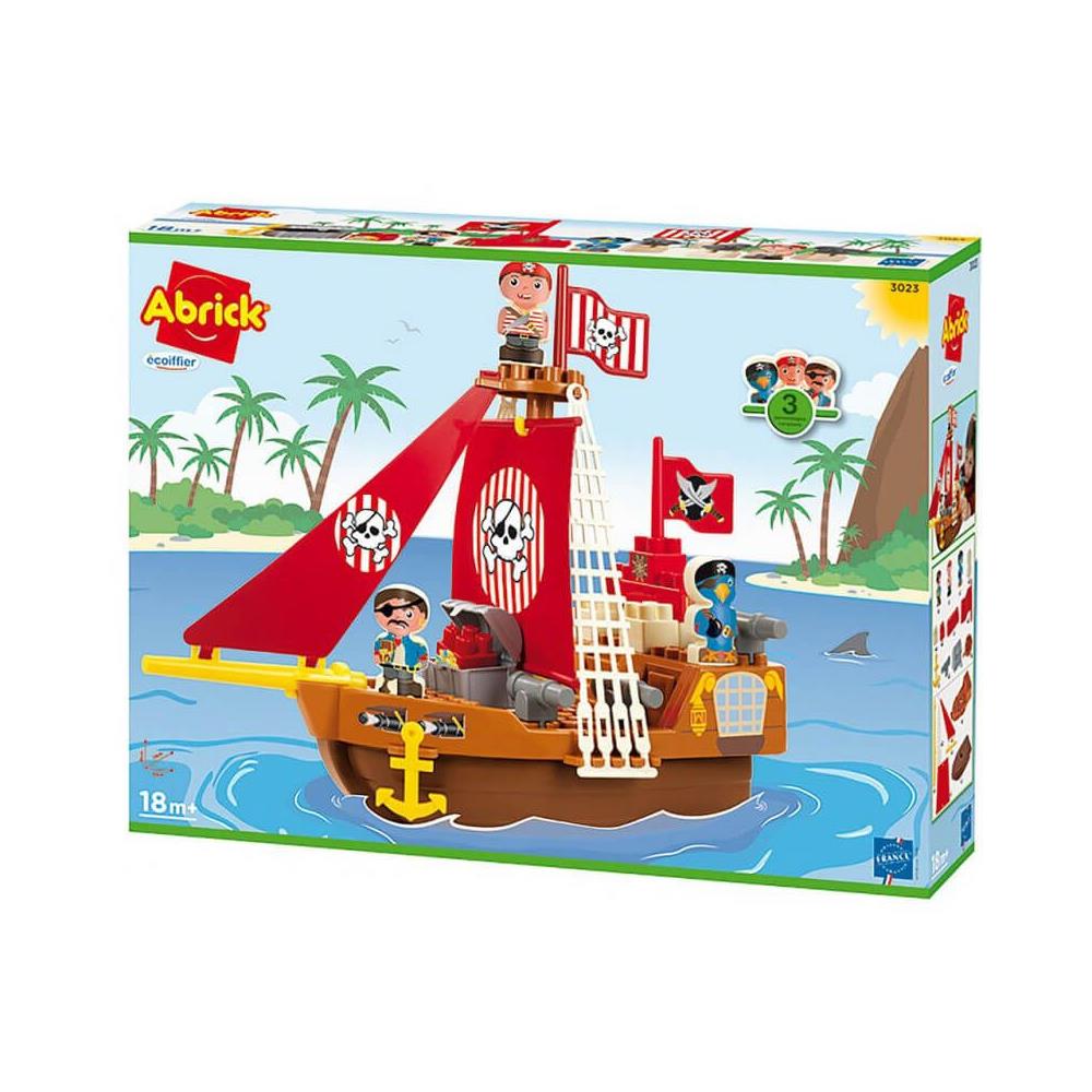 Ecoiffier - Abrick Pirate Boat Playset  Image#1