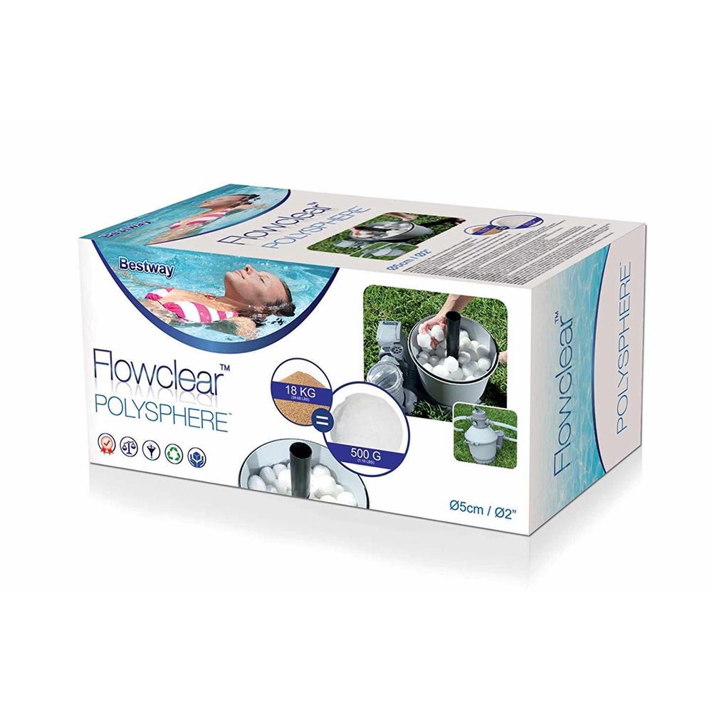 Bestway Flowclear Polysphere Cotton Spheres For Filter Above Ground Pool  Image#1