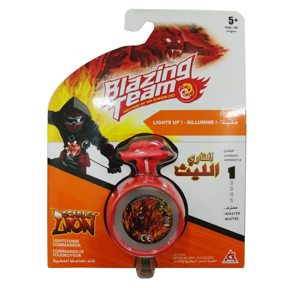 Blazing Team YoYo Light Storm Commander Scarlet Lion