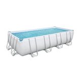 Bestway Power Steel Rectangular Pool Set 5.49m x 2.74m x 1.22m (18′ x 9′ x 48″)