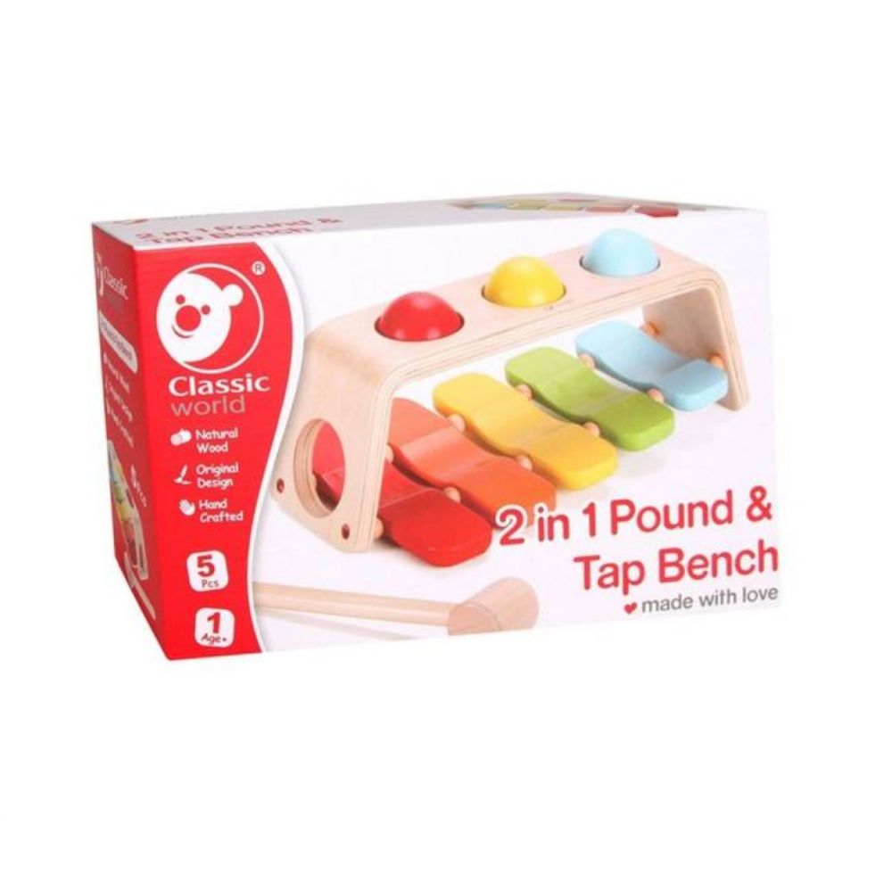 Classic World 2 In 1 Pound & Tap bench