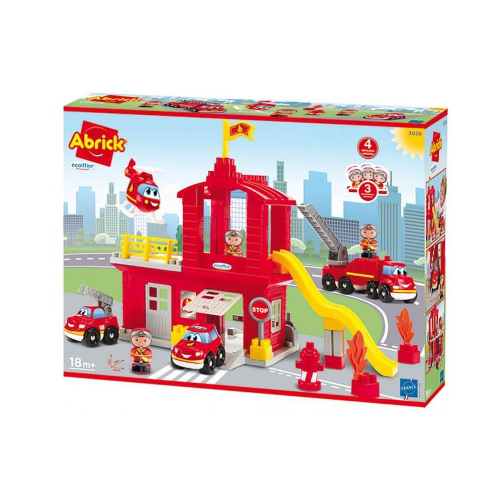 Ecoiffier - Abrick Fire Station Playset  Image#1