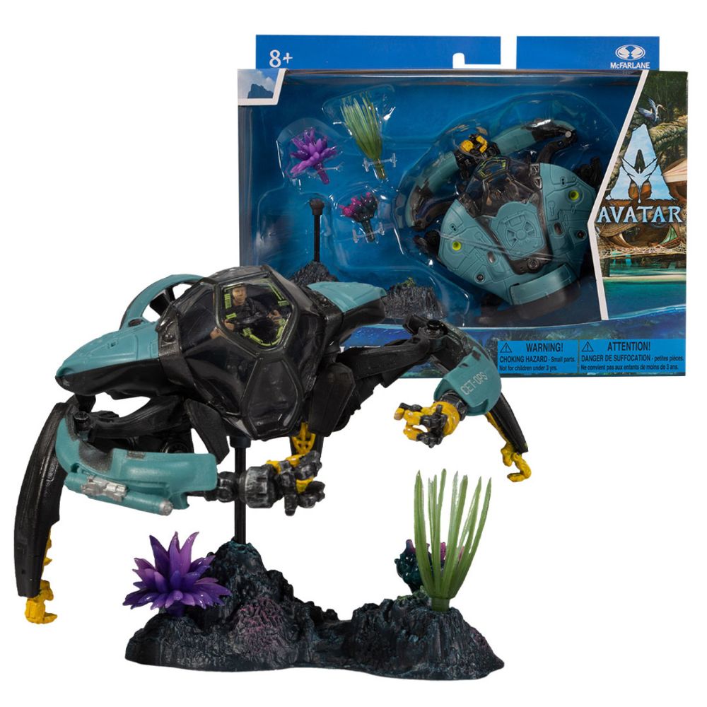 McFarlane World Of Pandora Avatar : Amp Suit W/ RDA Driver And CET-OPS Crab Suit ( Each Sold Separately)