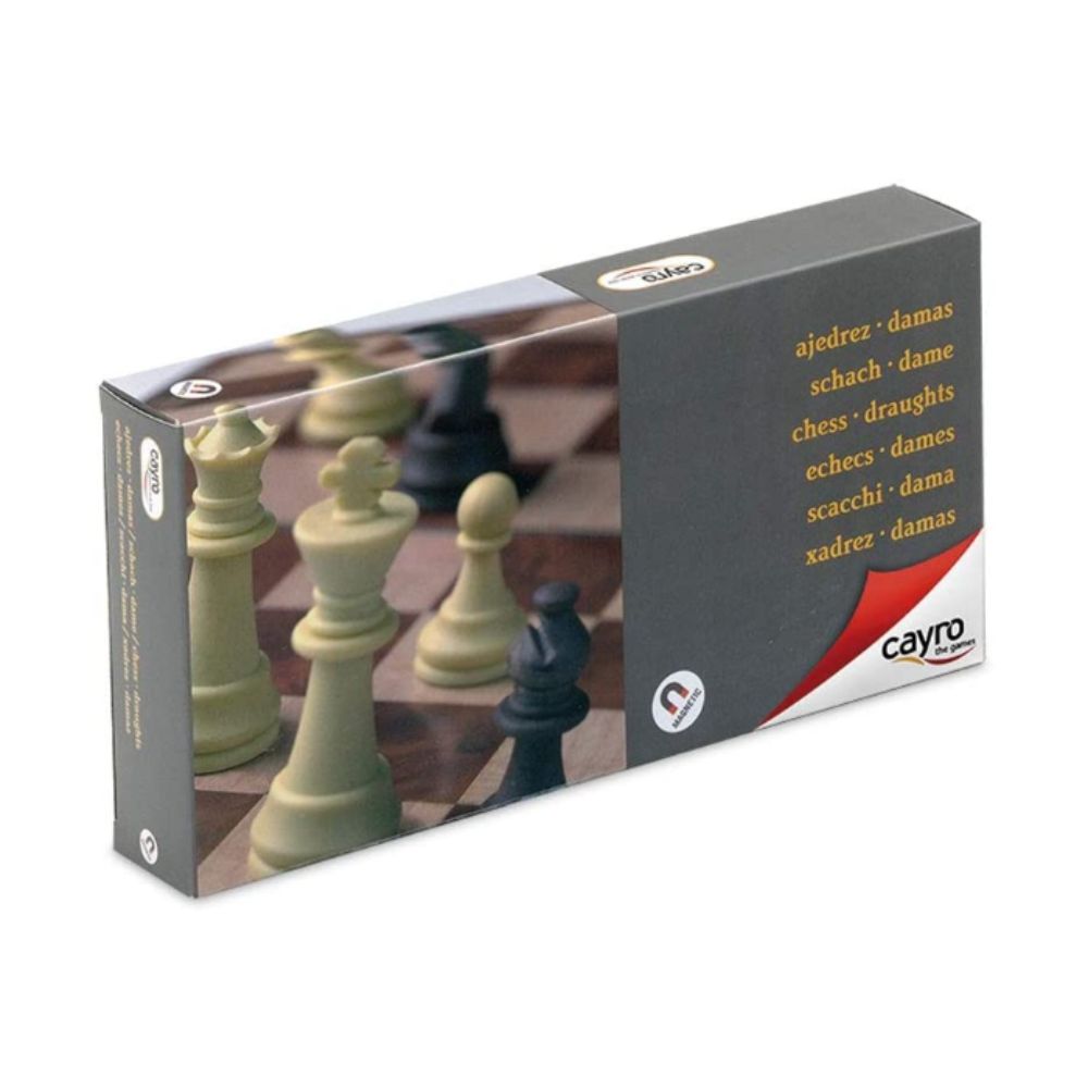 Cayro Medium Magnetic Chess And Draughts