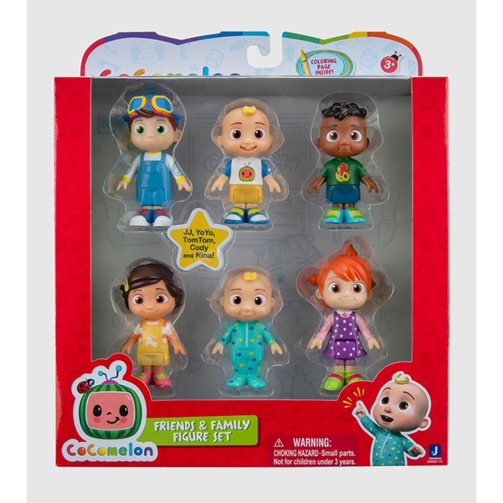 Cocomelon Family Set of 6 Figure Pack