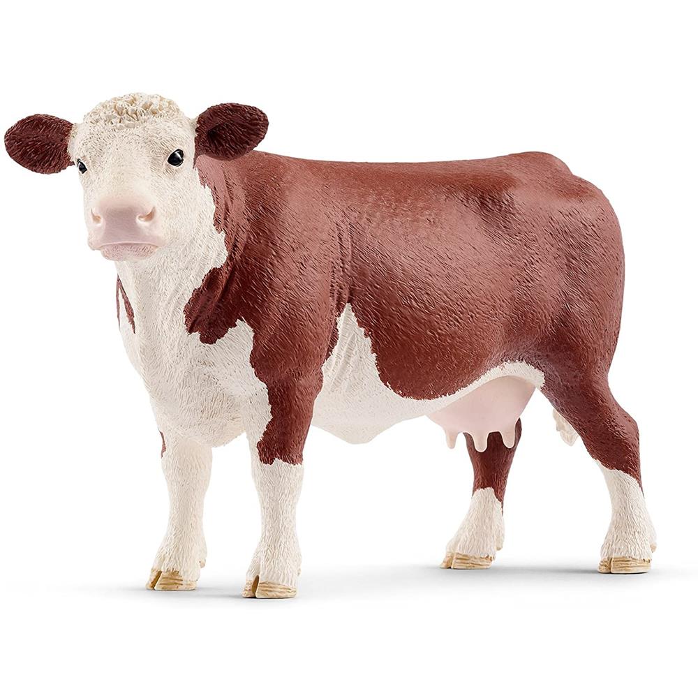 Schleich Farm World Hereford Cow Educational Figurine  Image#1