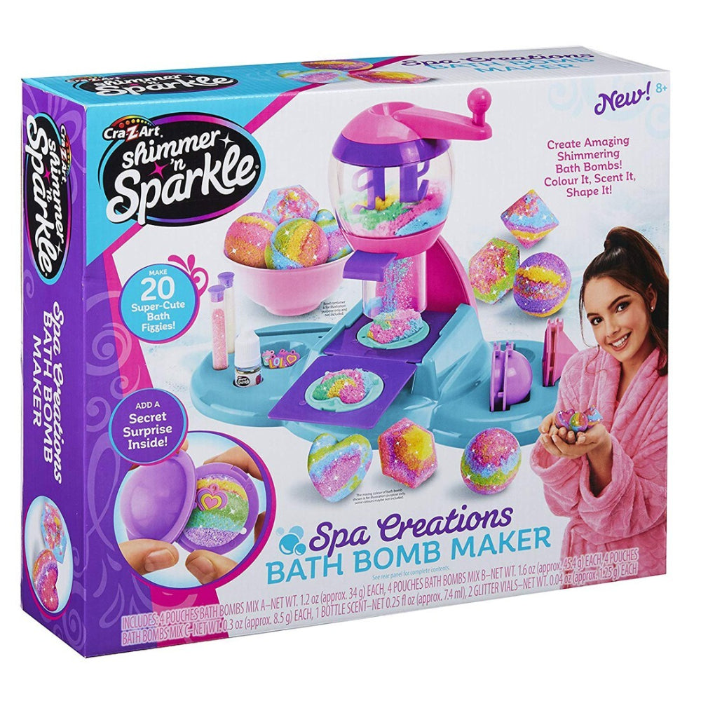 Cra-Z-Art Shimmer 'n Sparkle Spa Creations Ultimate Bath Bomb Maker