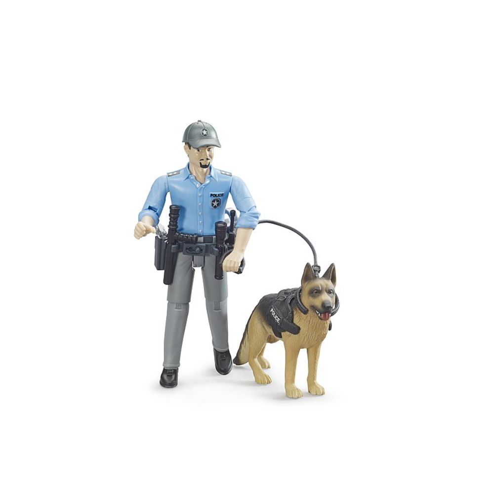 Bruder bworld Policeman with Dog