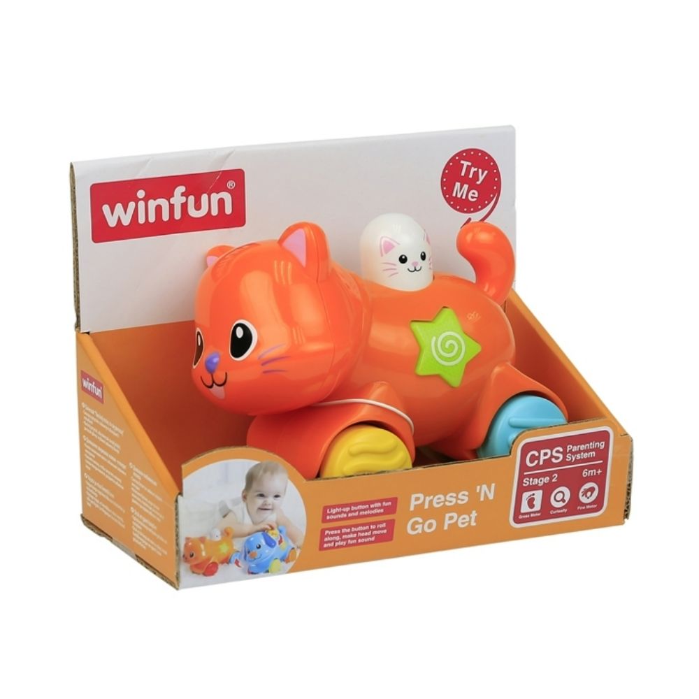 Winfun Press 'N Go Pet - Kitten Winfun Press 'N Go Pet - Kitten