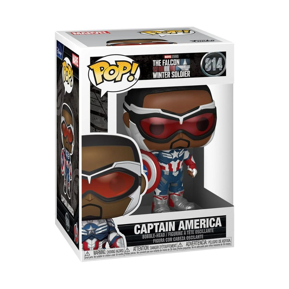Funko Pop The Falcon and Winter Soldier Captain America